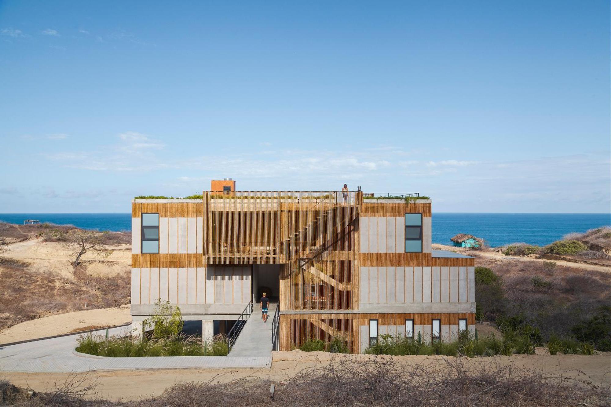 Eolia Sustainable Design Hotel Manta Bagian luar foto